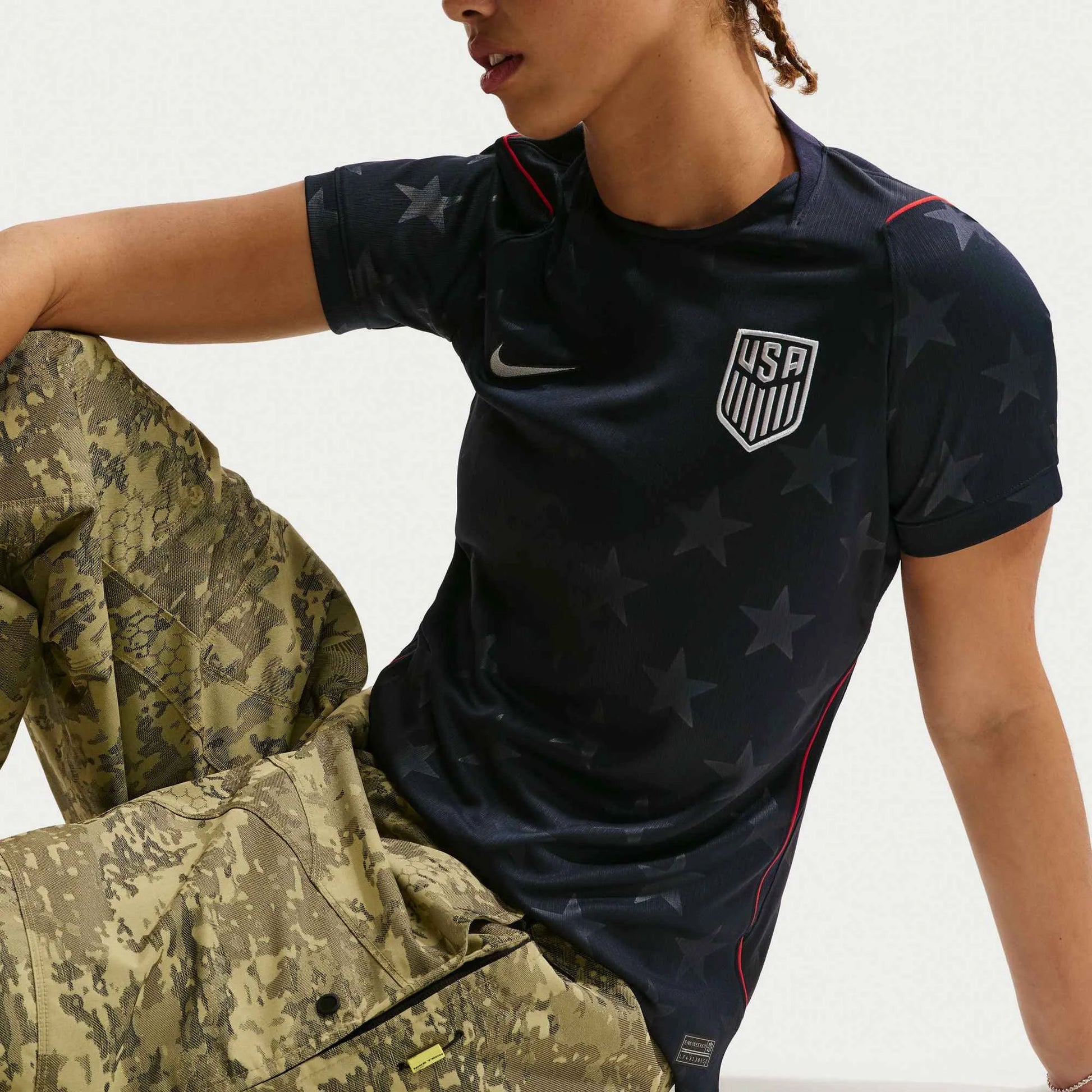 USA 2026-27 USMNT Women's Stadium Away Soccer Jersey