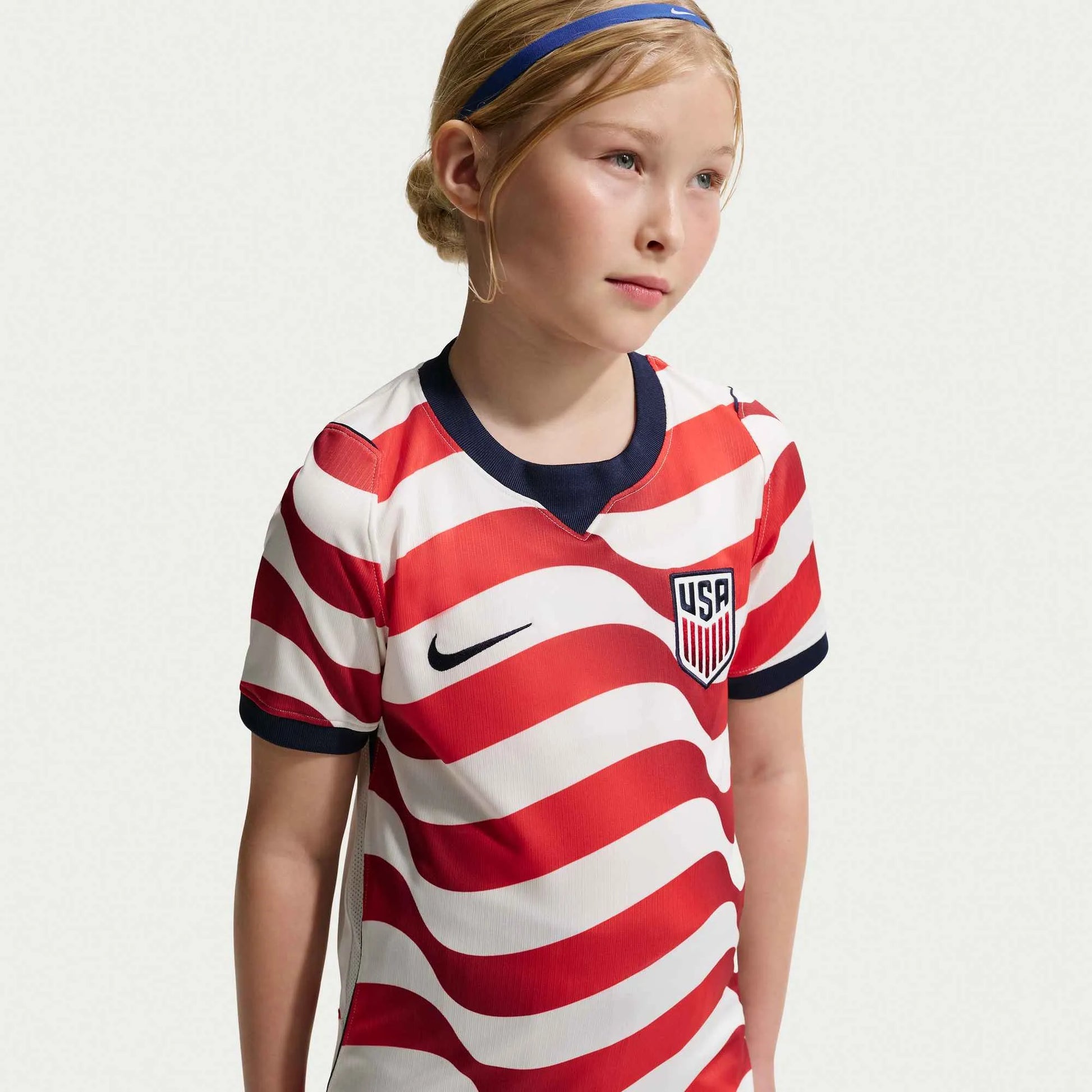 USA 2026-27 USMNT Youth Stadium Home Soccer Jersey