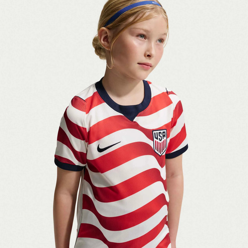 USA 2026-27 USMNT Youth Stadium Home Soccer Jersey