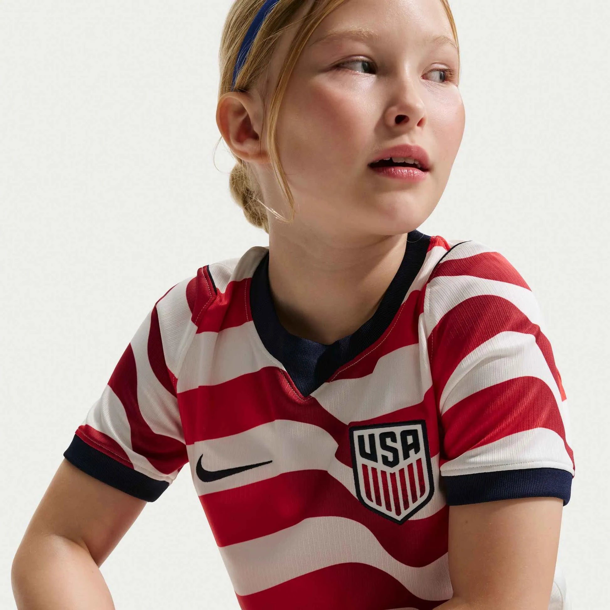 USA 2026-27 USMNT Youth Stadium Home Soccer Jersey