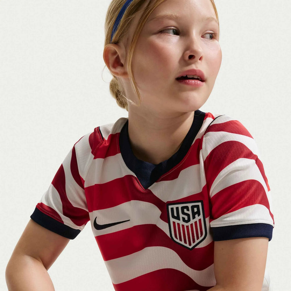 USA 2026-27 USMNT Youth Stadium Home Soccer Jersey