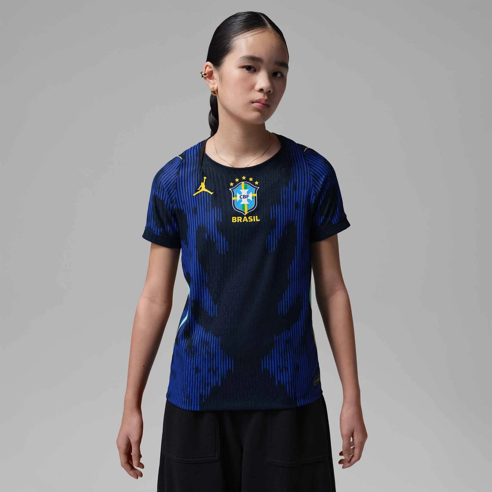 Brazil 2026-27  Youth Authentic Away Soccer Jersey