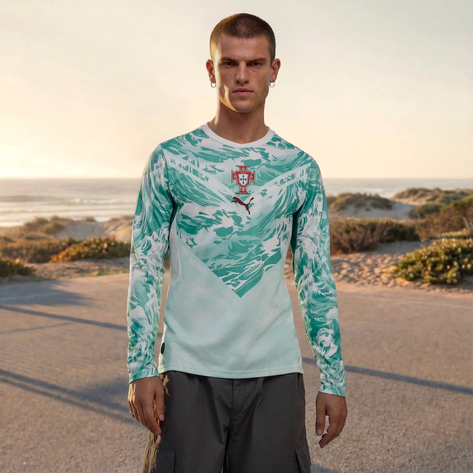 Portugal 2026-27  Men's Stadium Away Long-Sleeve Soccer Jersey