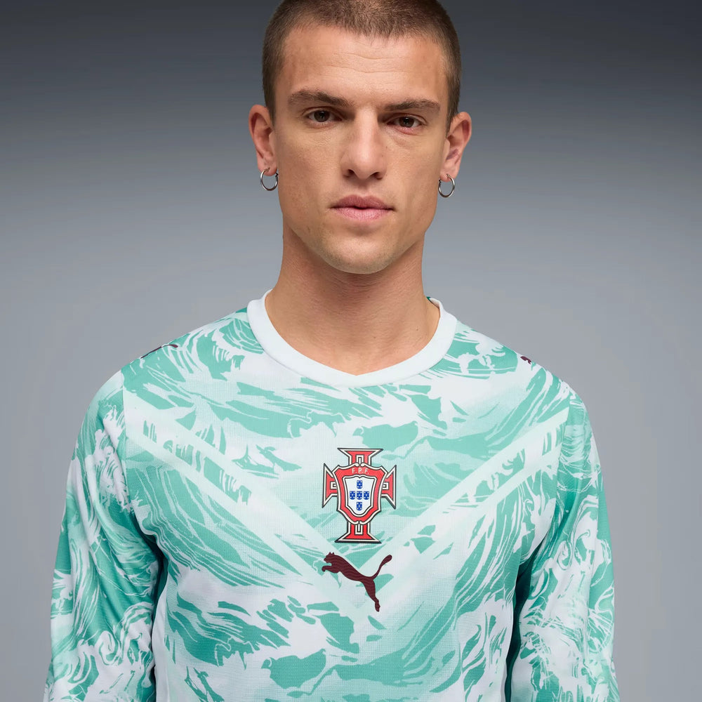 Portugal 2026-27  Men's Stadium Away Long-Sleeve Soccer Jersey