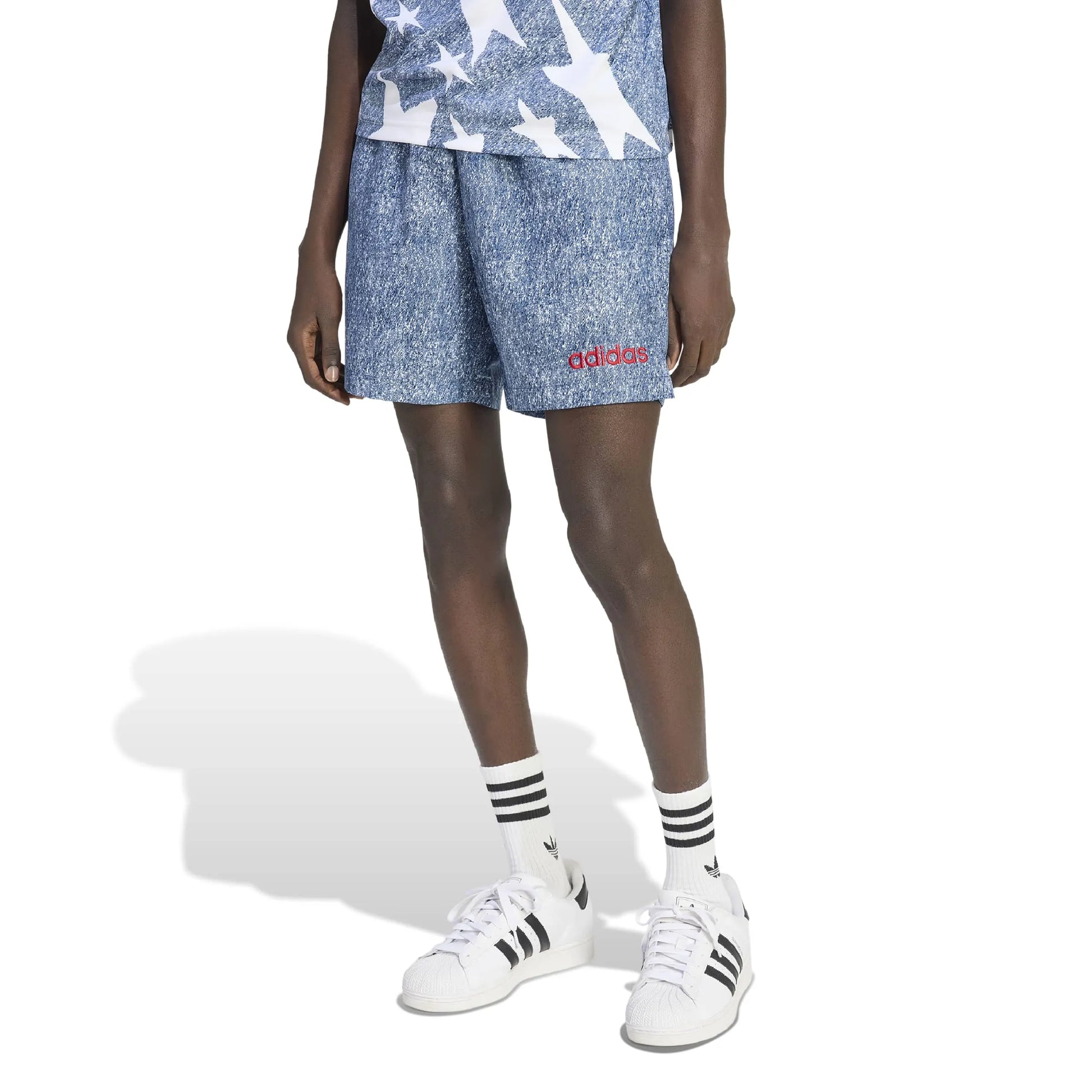 USA  Men's Denim Graphic Shorts
