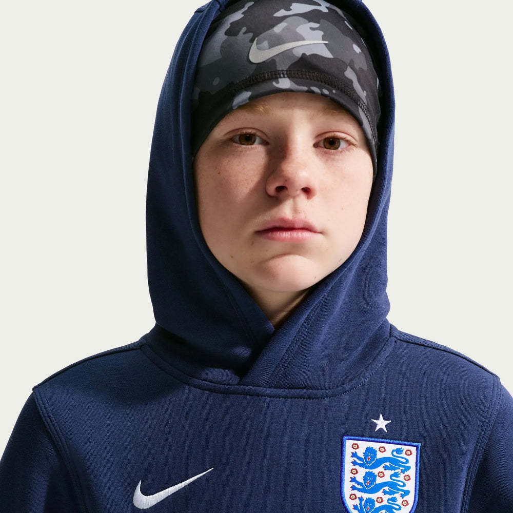 England 2026-27  Youth Club Pullover Hoodie