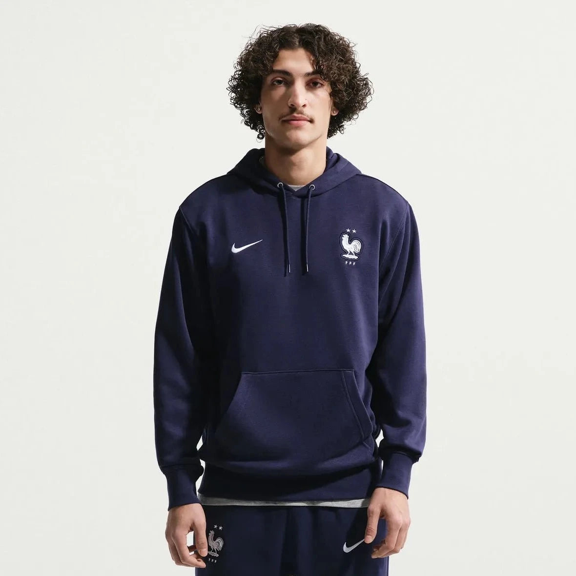 France 2026-27  Men's Club French Terry Pullover Hoodie