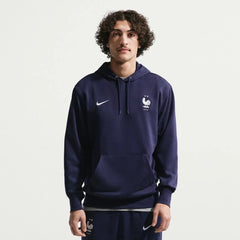 France 2026-27  Men's Club French Terry Pullover Hoodie