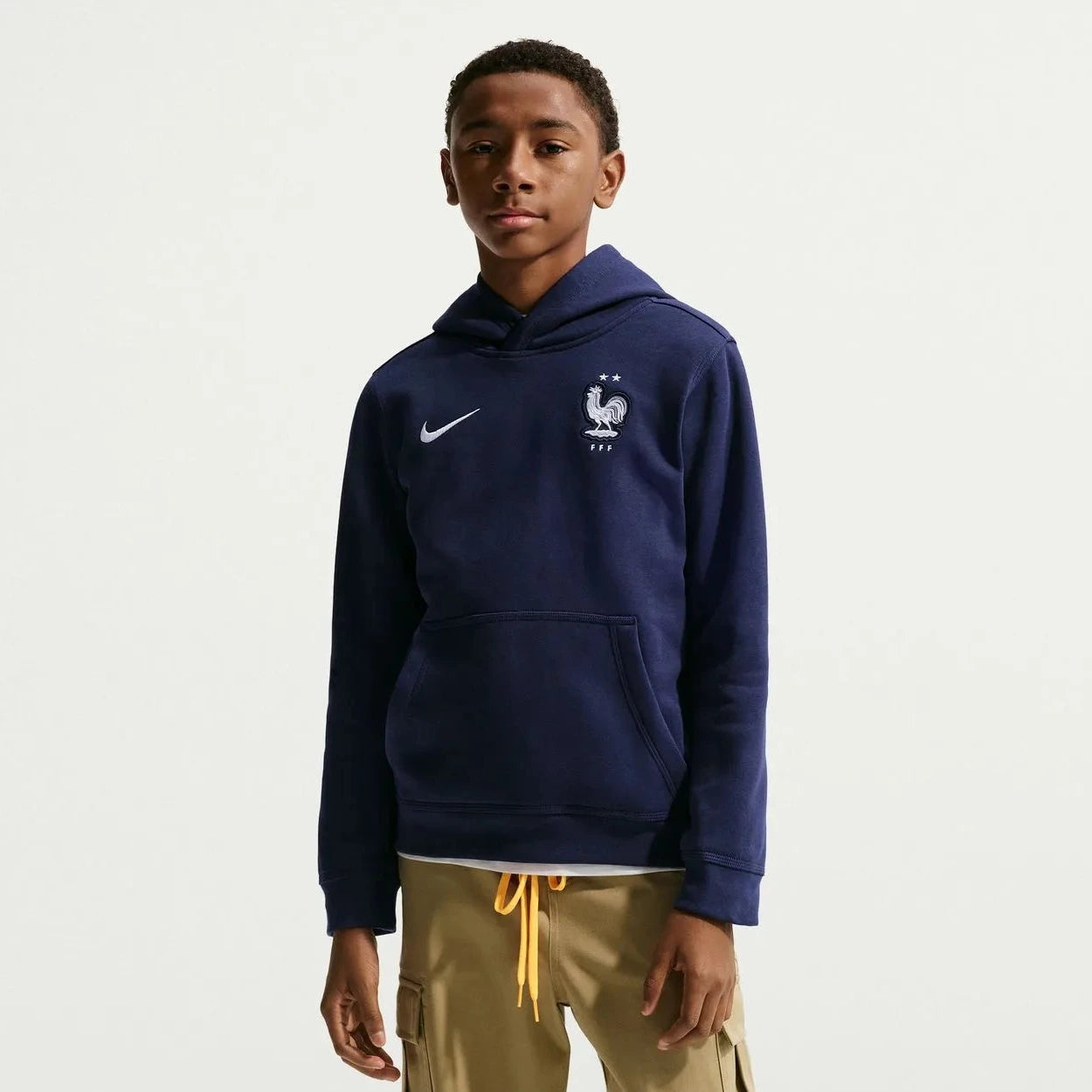 France 2026-27  Youth Club Pullover Hoodie