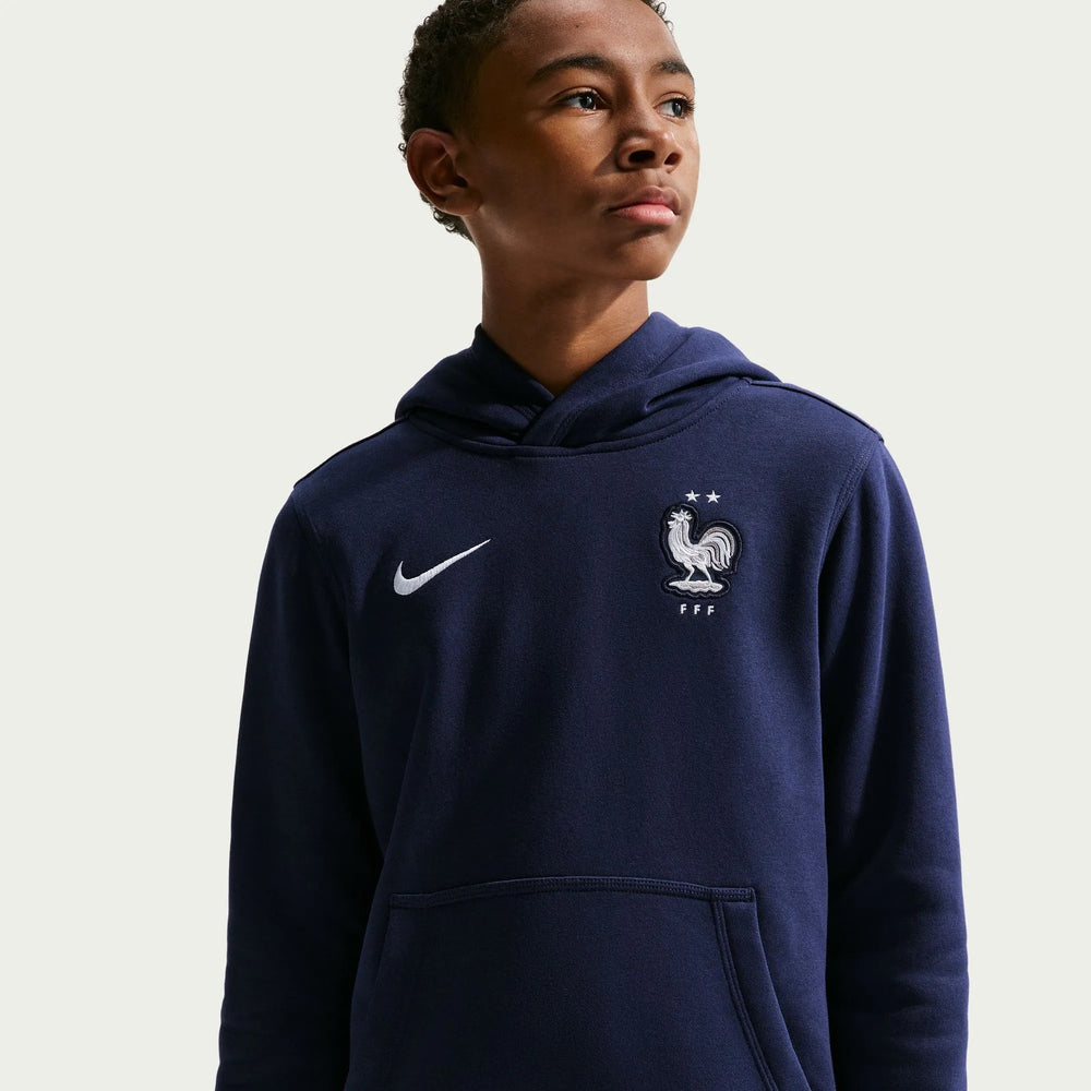 France 2026-27  Youth Club Pullover Hoodie