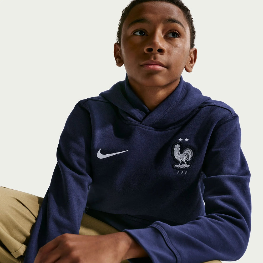 France 2026-27  Youth Club Pullover Hoodie