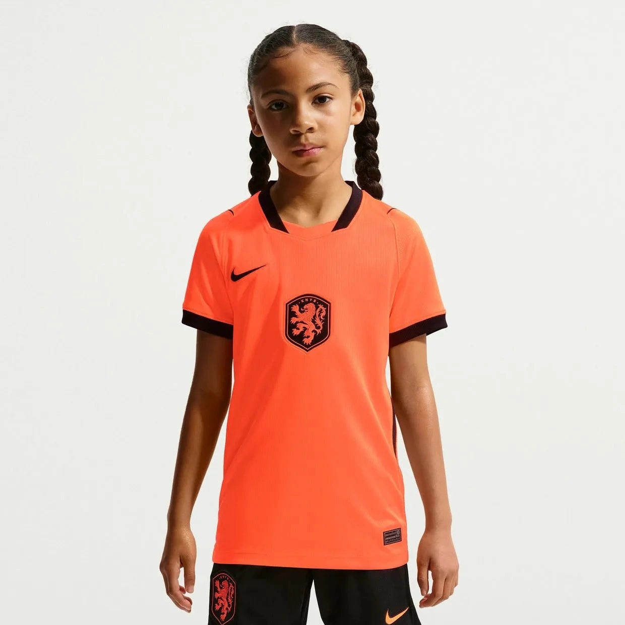 Netherlands 2026-27  Youth Stadium Home Soccer Jersey