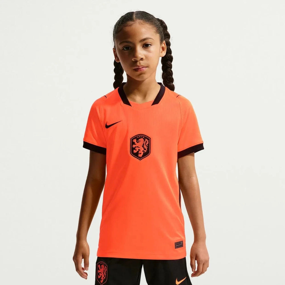 Netherlands 2026-27  Youth Stadium Home Soccer Jersey