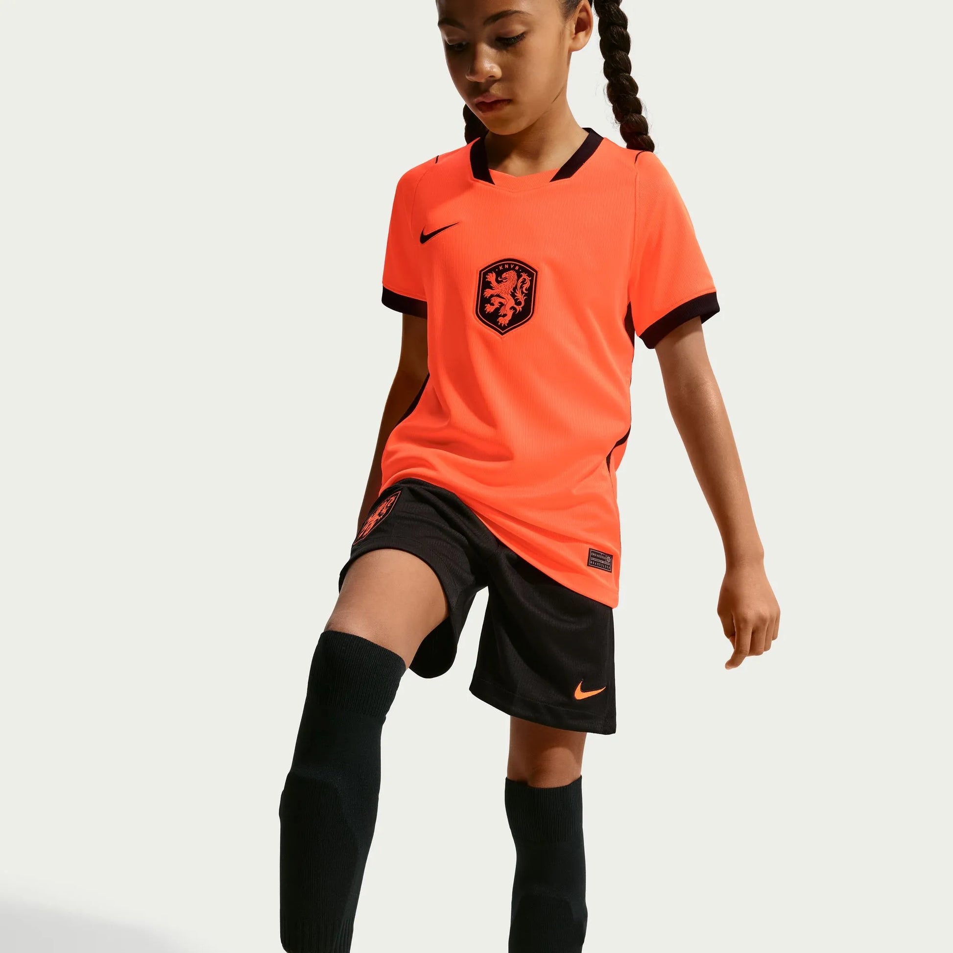 Netherlands 2026-27  Youth Stadium Home Soccer Jersey