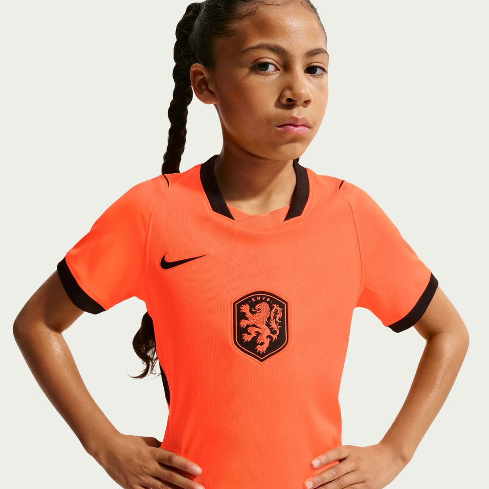 Netherlands 2026-27  Youth Stadium Home Soccer Jersey