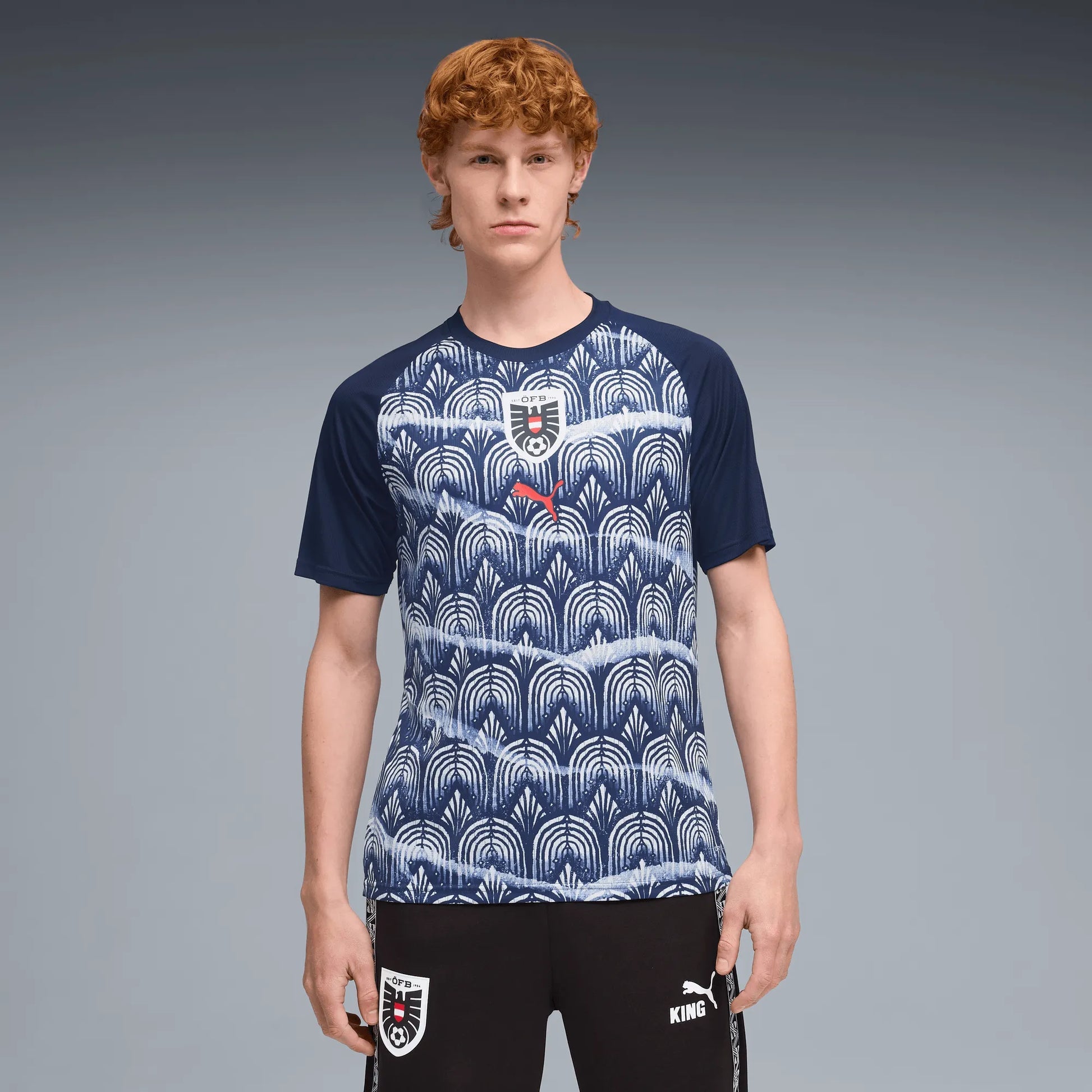 Austria 2026-27  Men's Pre-Match Soccer Jersey