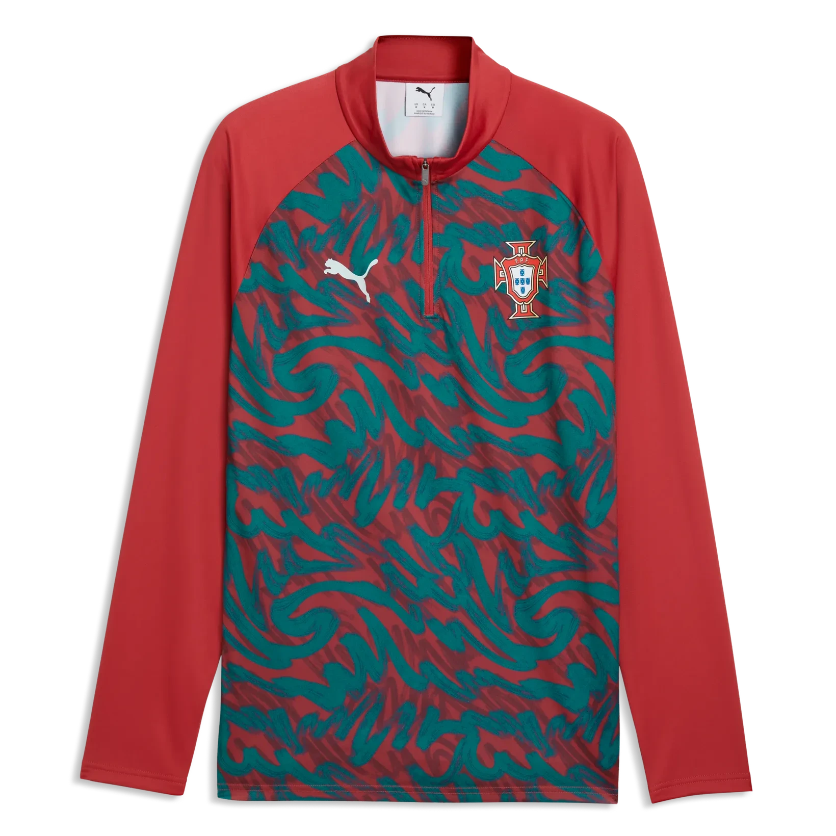 Portugal 2026-27  Men's 1/4 Zip Pre-Match Top