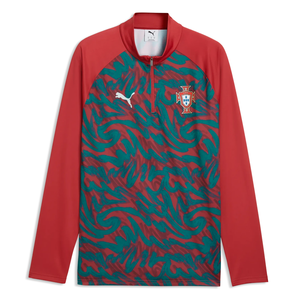 Portugal 2026-27  Men's 1/4 Zip Pre-Match Top