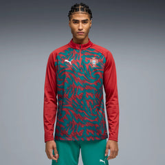 Portugal 2026-27  Men's 1/4 Zip Pre-Match Top