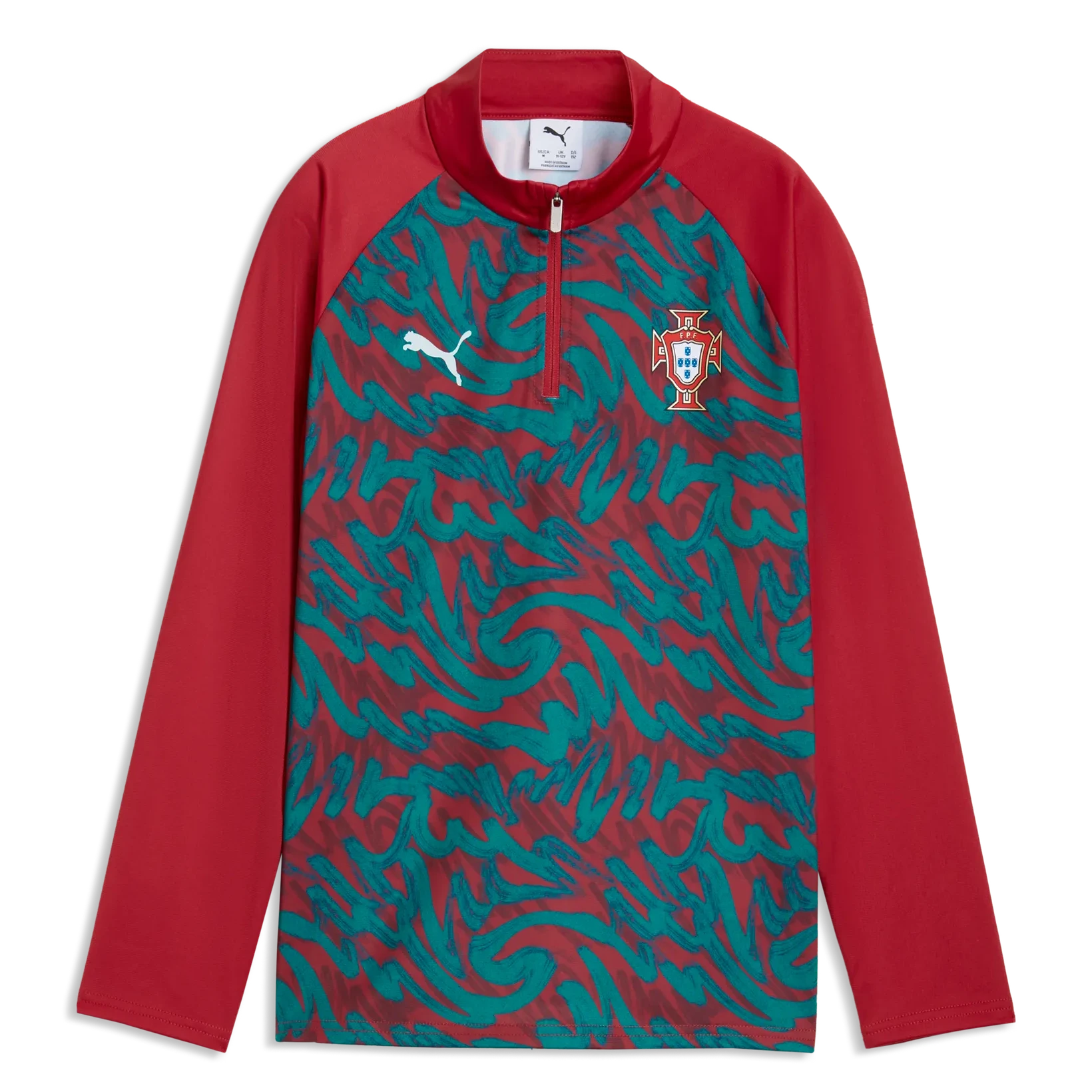 Portugal 2026-27  Youth 1/4 Zip Pre-Match Top